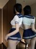 Sexy Cosplay Lingerie Student Uniform Anime School Girl Erotic Crotchless Lolita Underwear Dress Women Role Play Costumes Outfit