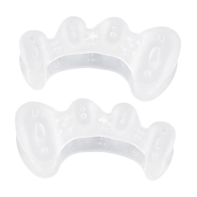 Three-Hole SEBS Toe Separator for Hallux Valgus, Bunion Corrector & Anti-Abrasion Toe Cap One Size