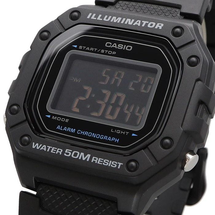 Casio Standard Digital Watch W-218H-1BV (Black)