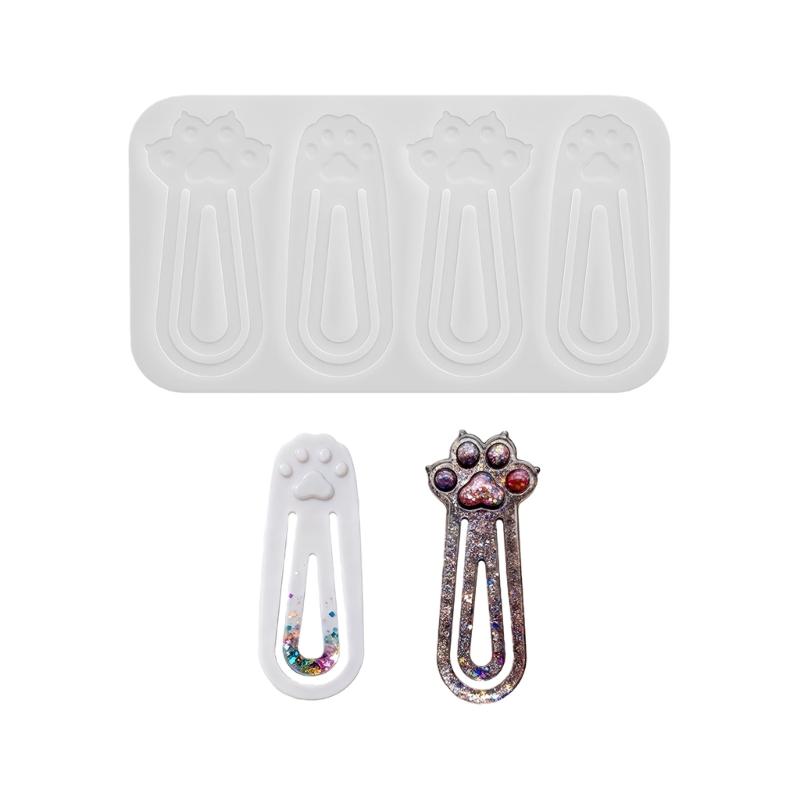 

Flexible Not Damaging Silicone Page Holder Moulds Claws Shape Silicone Texture for Books with Adorable Cats Design