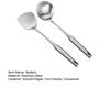 Stainless Steel Spatula Turner Heat-Resistant Soup Ladle Spatula Set Anti-Slip Grip Kitchen Cooking Utensils