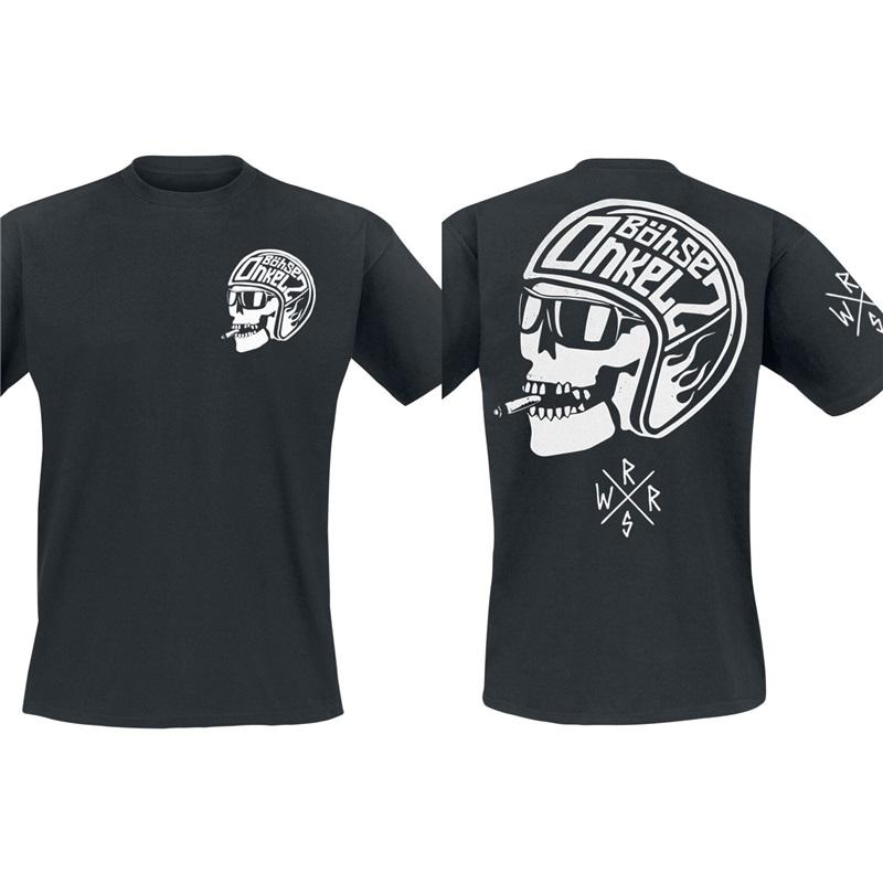 Německá rocková kapela Böhse Onkelz Hier Sind Die Onkelz Global Tour Tričko Street Hip Hop Oversized Y2k Ležérní Bavlněné Pánské Dámské Trička Oblečení