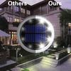 8Leds Solar Powered Paving Light High Brightness Underground Buried Lamps for Garden Lawn