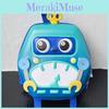 Cute Backpack Eggshell With Robot Print Design For Daily Daycare Use Children