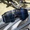 Retro Men Outdoor Cycling Sunglasses Large Frame Colorful Windproof Sports Goggles Women Skiing Hiking Eyewear