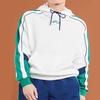 Li-Ning Mens Atheletic Fashion Series Logo Color-Block Hoodie Sweatshirt Men Tops Milk-White AWDQ258-1