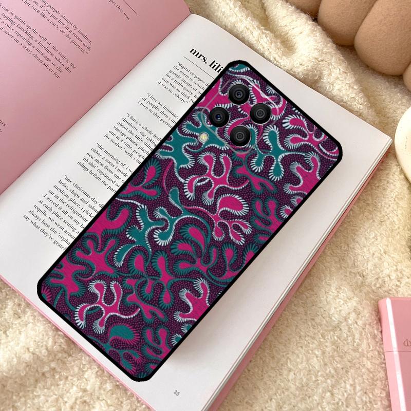 African Fabric Print Case For Samsung Galaxy M21 M12 M13 M14 M15 M06 M16 M36 M56 M31 M53 M32 M52 M35 M55 M34 M54