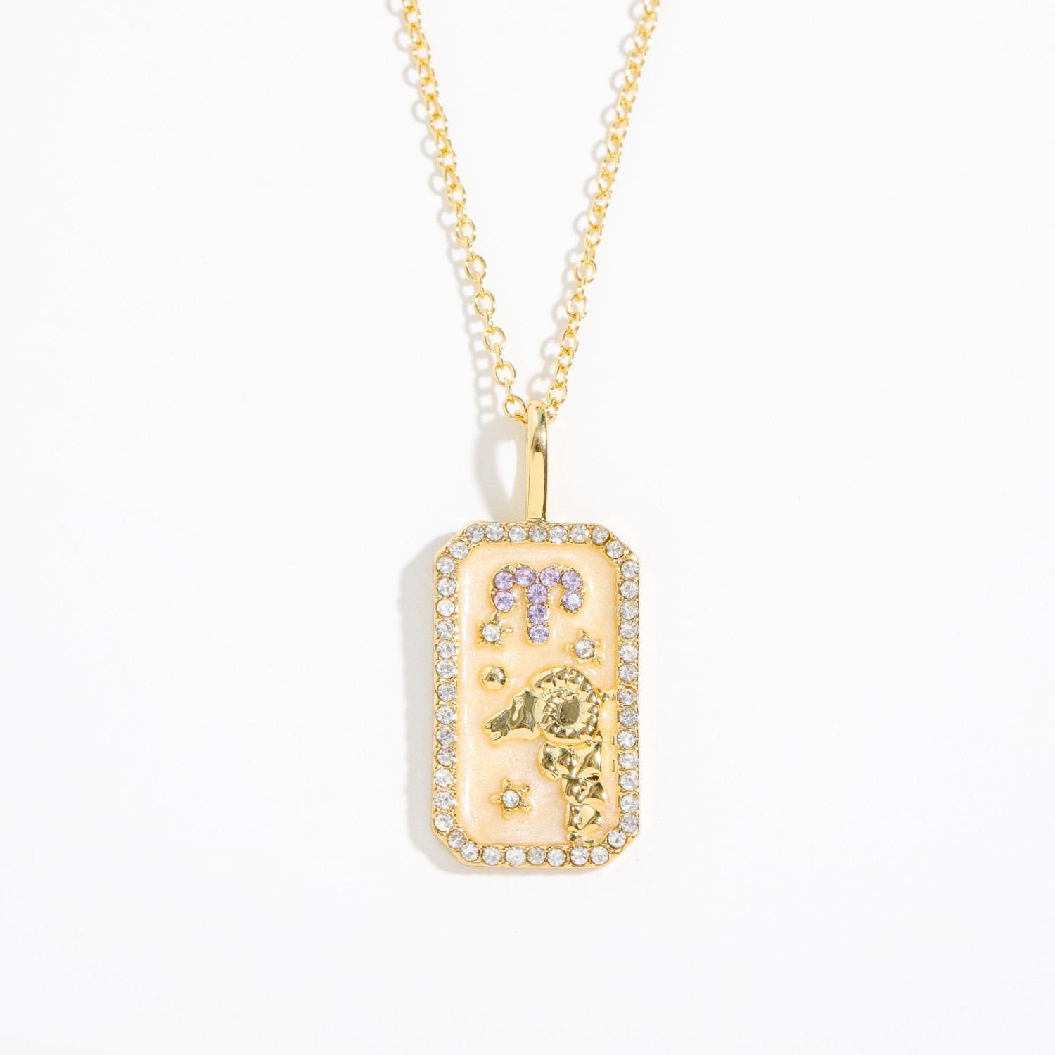 

12 Constellations Necklace With Diamonds, 12 Colored Birthstones, Zircon Necklace, 12 Constellations Will Be Sent On The Same Day.