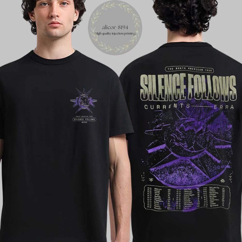 Erra Silence Follows North American Tour 2026 T Shirt M
