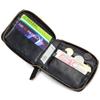 Leather Bifold   Wallet for Men Travel Purse Pouch Gift