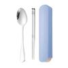 304 Stainless Steel Cutlery Set: Custom Logo Chopsticks, Spoon & Fork for Events