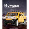 1/24 HUMMER H2 Alloy Car Model Diecast Metal Toy Off-road Vehicles Model Sound and Light Simulation Collection Children Toy Gift