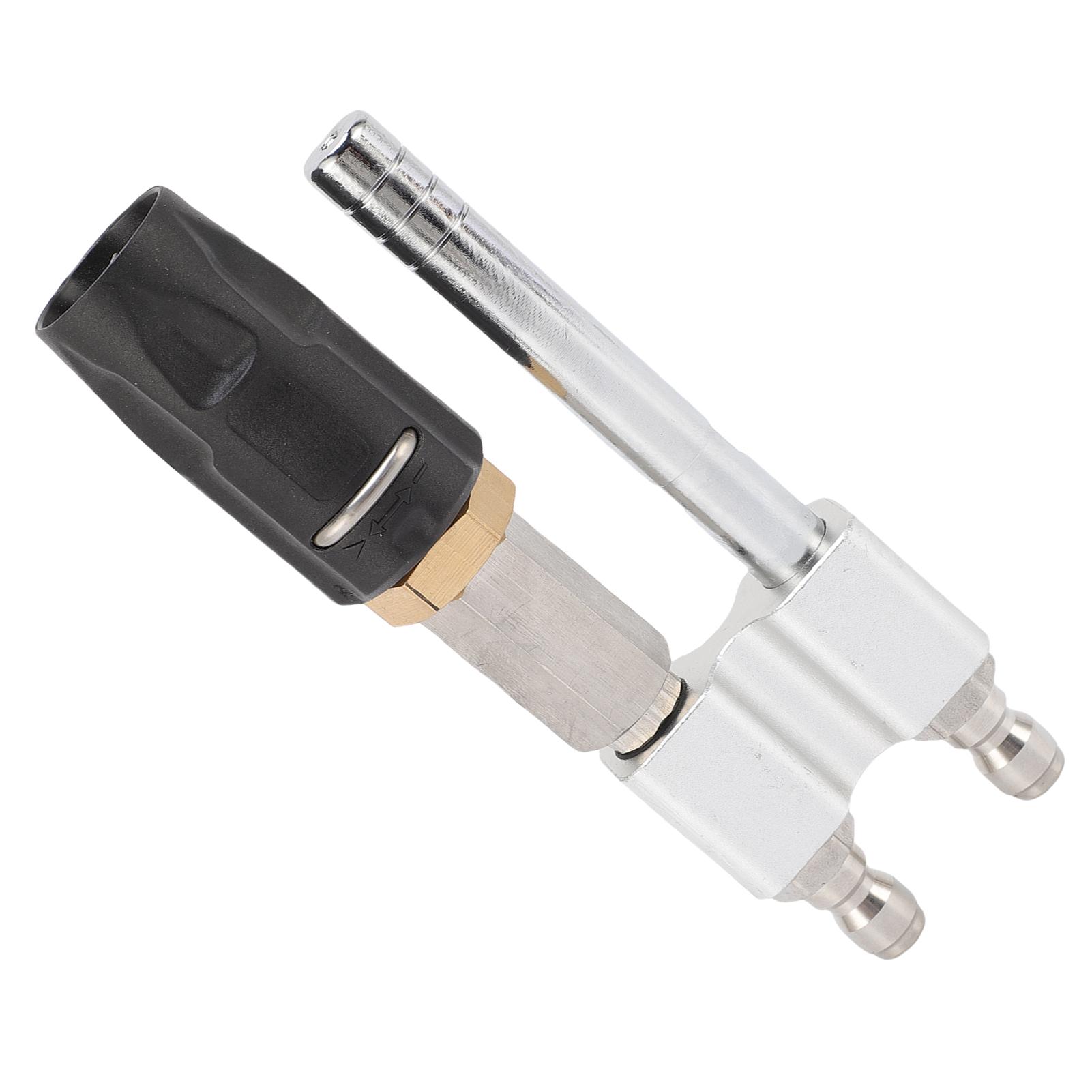 

M5 Twist Nozzle High Pressure Washer Tip 1 4 Inch Quick Connect Stainless Steel Long Distance Nozzle 3 7 GPM Flow Rate