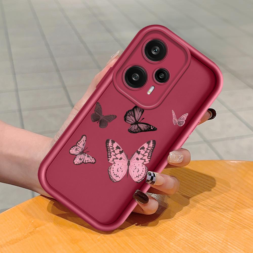 

Мягкий силиконовый квадратный чехол с рисунком лестницы для телефона, полное покрытие, противоударный защитный резиновый чехол для камеры для Xiaomi Redmi Redmi 10A темно-красного