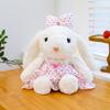New flower skirt lop-eared rabbit plush toy doll cute dressing rabbit eight-inch doll girl gift