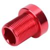Splined Bottom Bracket Bolts M15*19mm Titanium Bicycle Bike BB Axis Screws Red