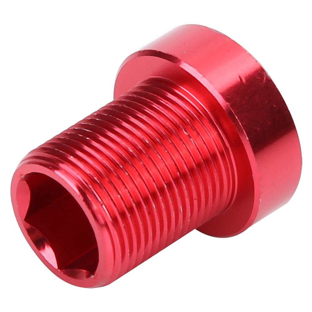 Splined Bottom Bracket Bolts M15*19mm Titanium Bicycle Bike BB Axis Screws Red