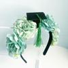 Bachelor Flowers Hair Band Doctor Academic Hat with Tassels Durable Trencher Cap  Graduation Party