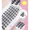 Mogugu - Doll Eye Crisscross Cluster False Eyelashes