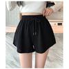 Loose Flesh-shielding Thin Casual Wide-leg Pants Women Thin Wear High-waisted Drawstring Sports Shorts