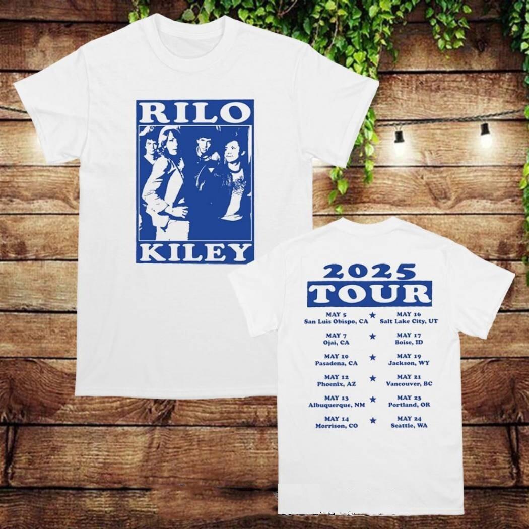The Rilo Kiley May 2026 Tour T-shirt White Full Size BL1416 XL