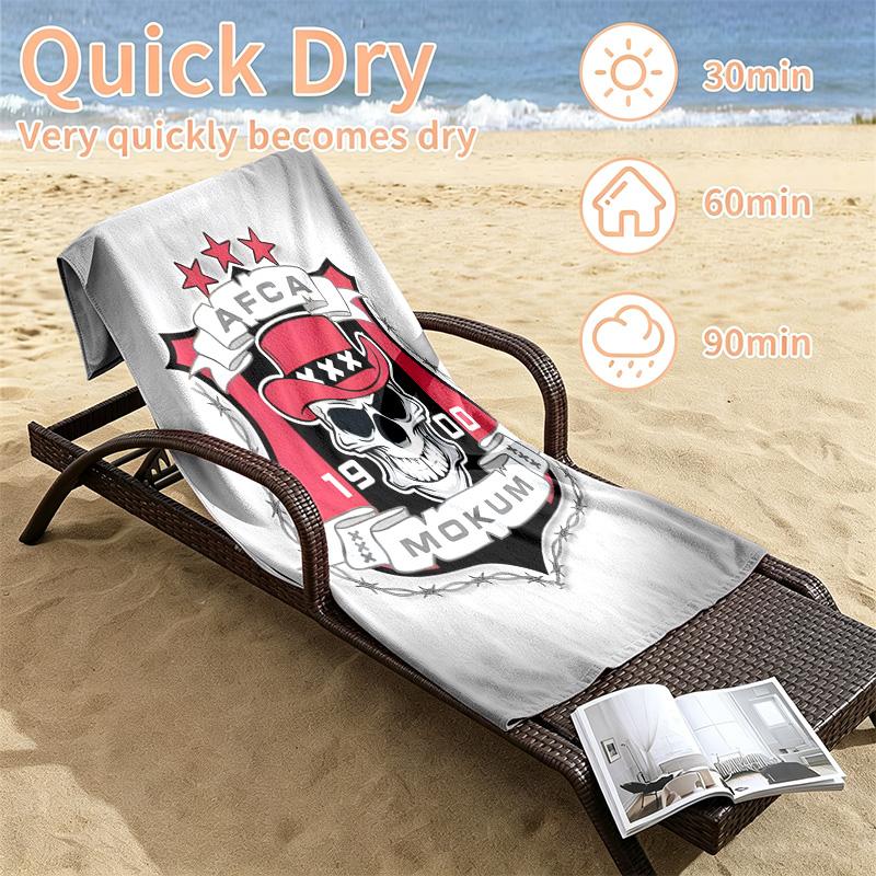 AFC Ajax Beach towels also serve as bath towels summer essential a musthave for the outdoors the beach and the pool