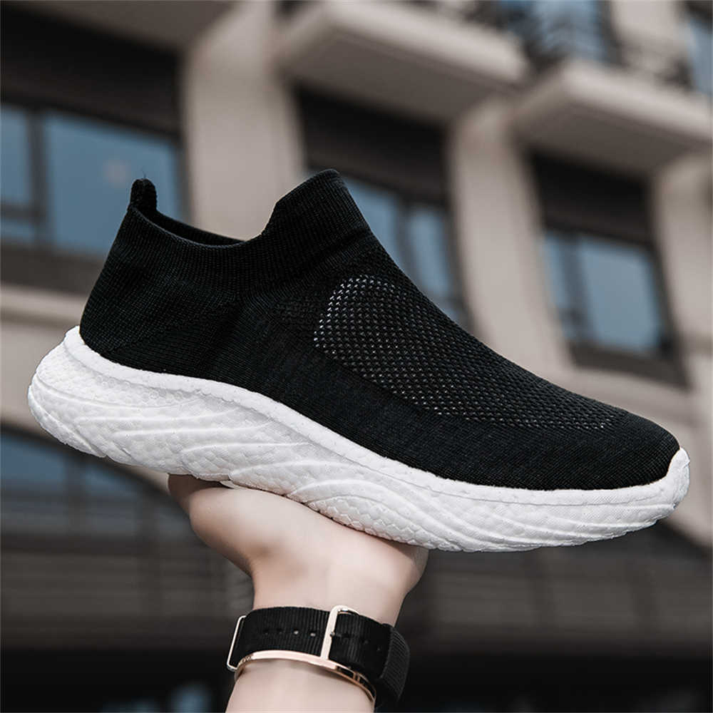Fashion Autumn White Sports Boots Woven Sneakers 46 Size Sport Shoes Man Style High Quality Caregiver Super Sale Teniss Special Use