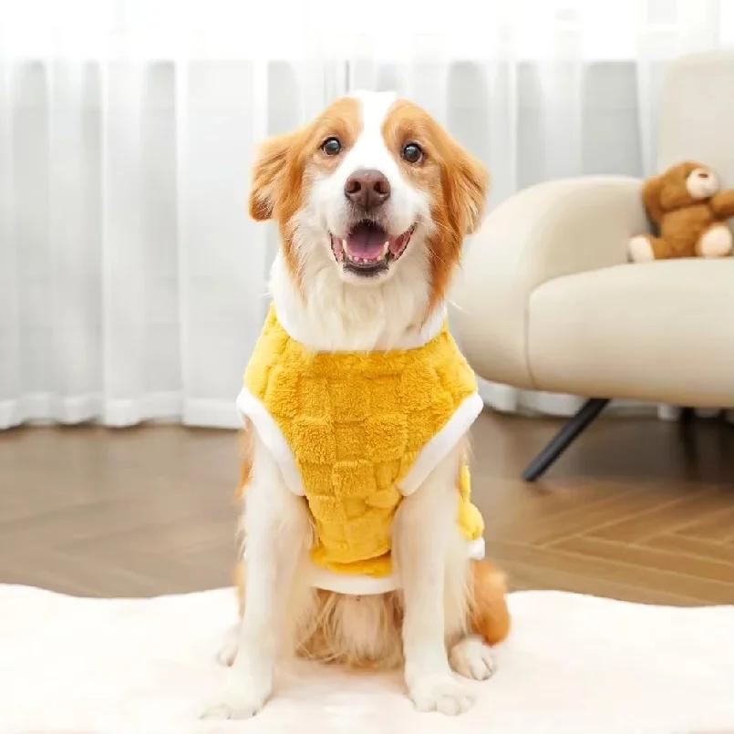 Pet Accessories Winter Dog Clothes For Dogs S-6xl Warm Dogs Coat Schnauzer Pug Clothing Sweatshirts Casual Dog Cat Clothing
