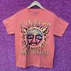 Sublime einfarbiges orangefarbenes Logo Rock-T-Shirt Größe klein