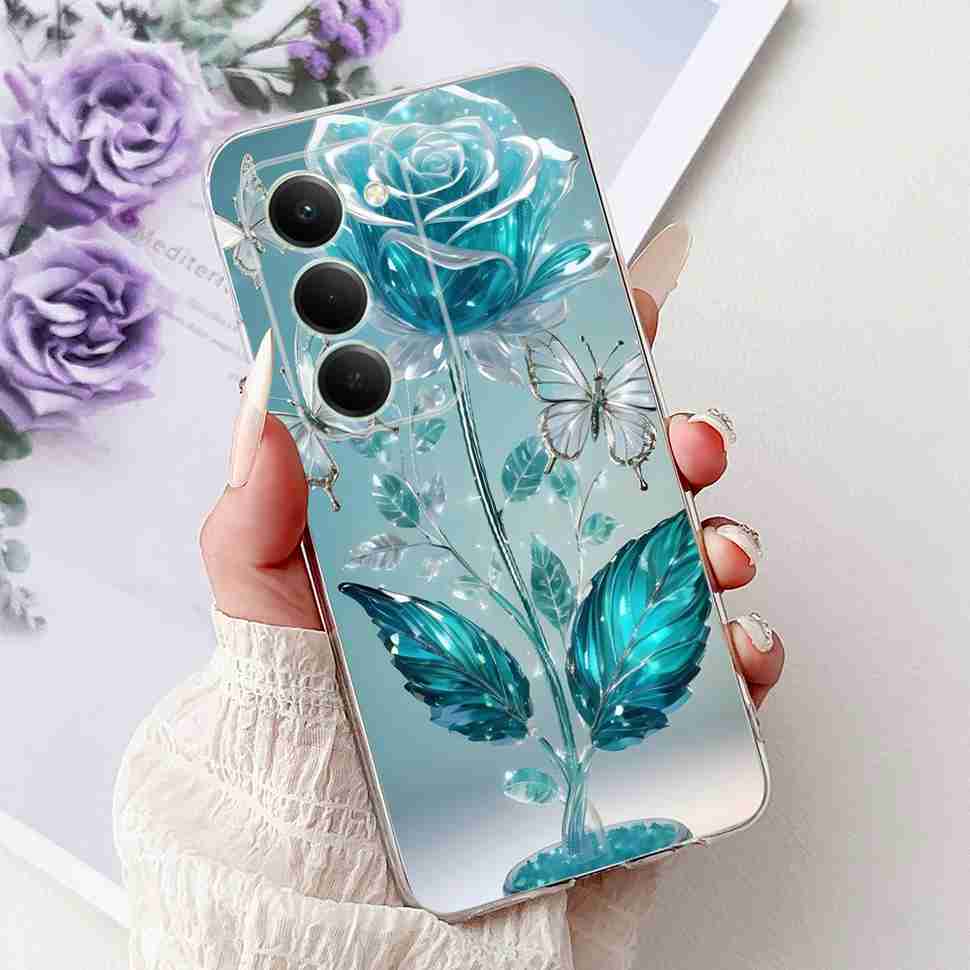Case For Redmi 15 5G New Design Butterfly Flowers Shockproof Casing For Xiaomi Redmi15 Redmi 15 5G Soft Phone Back Cover