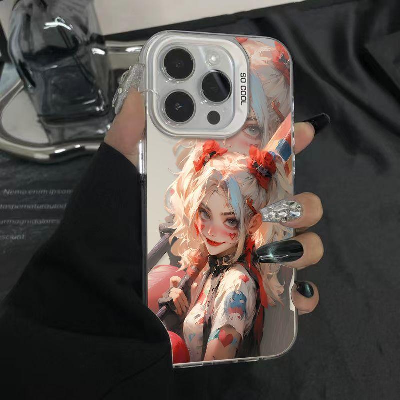 Clown Women's Apple 15/14/13 Phone Case iPhone11/12Promax All-inclusive Xr New Xs Case 78P