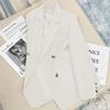 Frühling und Herbst Koreanische Mode Britischer Stil Einfarbiger Blazer Damenbekleidung Französische Textur Mode Kleiner Anzugmantel Damen