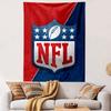 NFL Football League Logo Tapestry Wall Hanging, American Football Emblem Art, Sports Wall Decor for Bedroom Living Room Man Cave