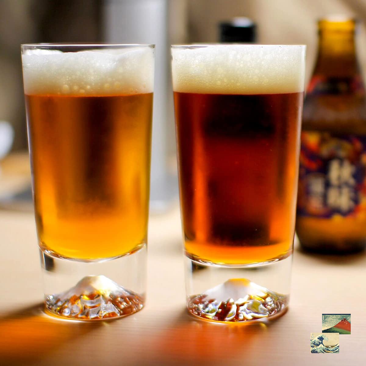 

Tajima Glass Mount Fuji Tumbler Pair Set of Souvenir Grand Prix Edo Cut Whiskey Rock 60th MADE IN Souvenir Grand Prix Comes in a Paulownia Wood
