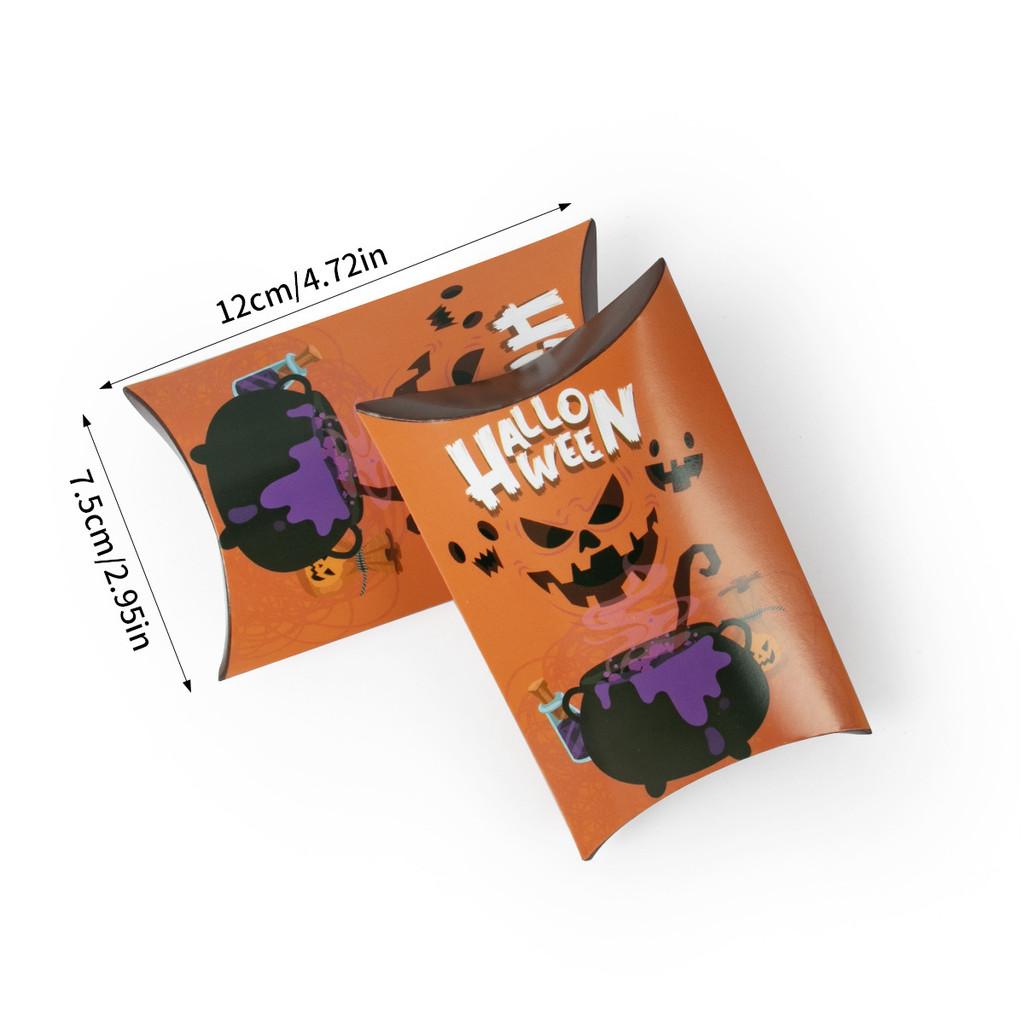 Halloween Cartoon Candy Pillow Box With Creative Packaging For Party Decor