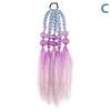 26Inch Synthetic Colored Long Lantern Bubble Braid Ponytail Hair Extension Elastic Rubber Bands Hairpiece For Women