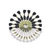 MAEXUS Embroidery 8m X for Cross and Includes Black and White Embroidery Made of Durable for Hand Thread, 24-Pack, Stitch, Sewing, Crafts. Thread.