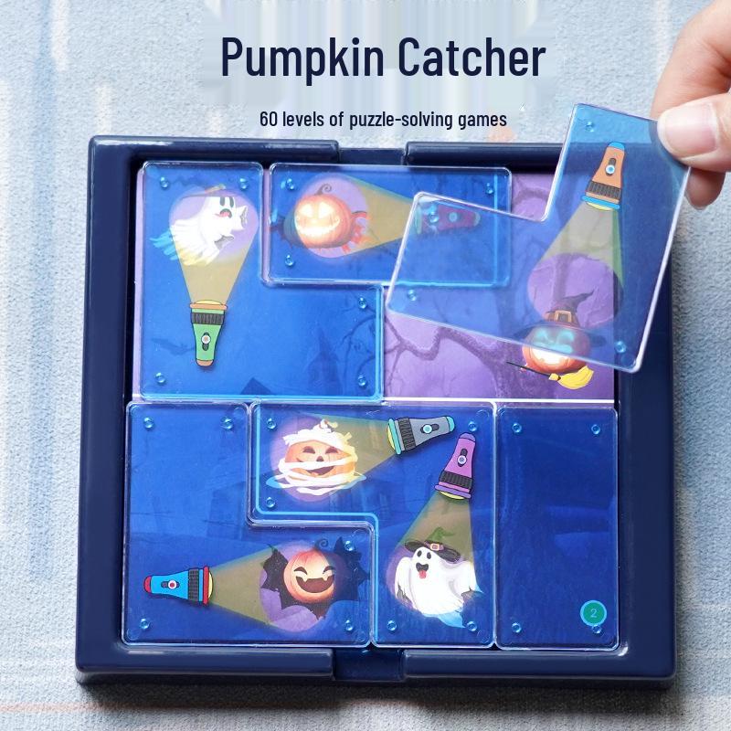 Ghost Catcher Puzzle Game - Interactive Flashlight Toy for Parent-Child Play & Educational Fun