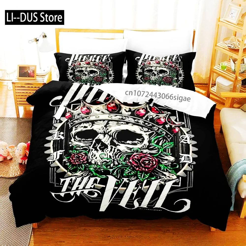 Pierce The Veil Bedding Set Single Twin Full Queen King Size Bed Set Aldult Boys Bedroom Duvet Cover Sets 3D Anime Bed Sheet Set