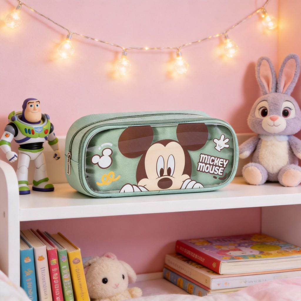 Astuccio Multi Scomparto Disney Toy Story Con Fronte Trasparente Per Cancelleria Bambini