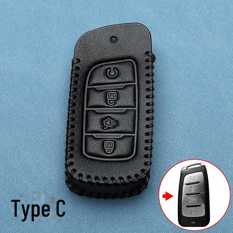 Changan CS Series Leather Key Cover for CS75, CS55, CS15, Benben, CS35