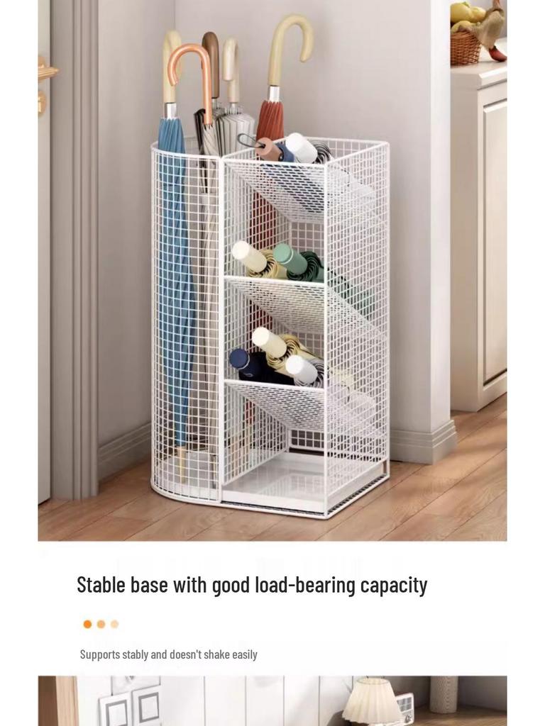 Doorway Umbrella Drain Rack & Stand, Entrance Storage, Commercial Lobby Bucket