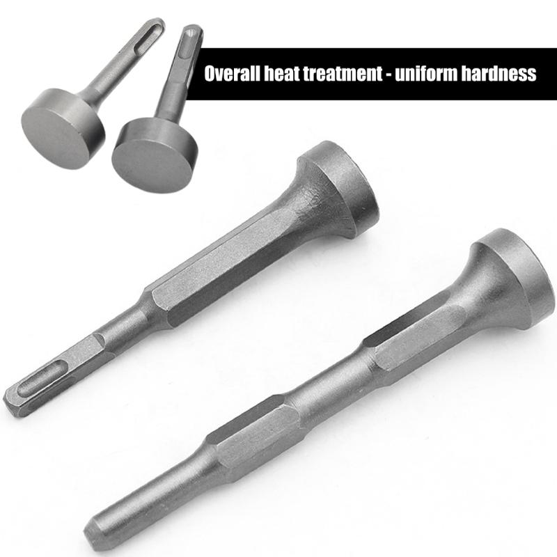 Professional Hammering Drill Bit Hexagonal Handle Compatible For Hammering Bolts For Local Flatness Round Handle