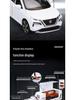 Zhongyuanxing 21016FC Towable Caravan Alloy Toy Car Model with Sound and Light Features.