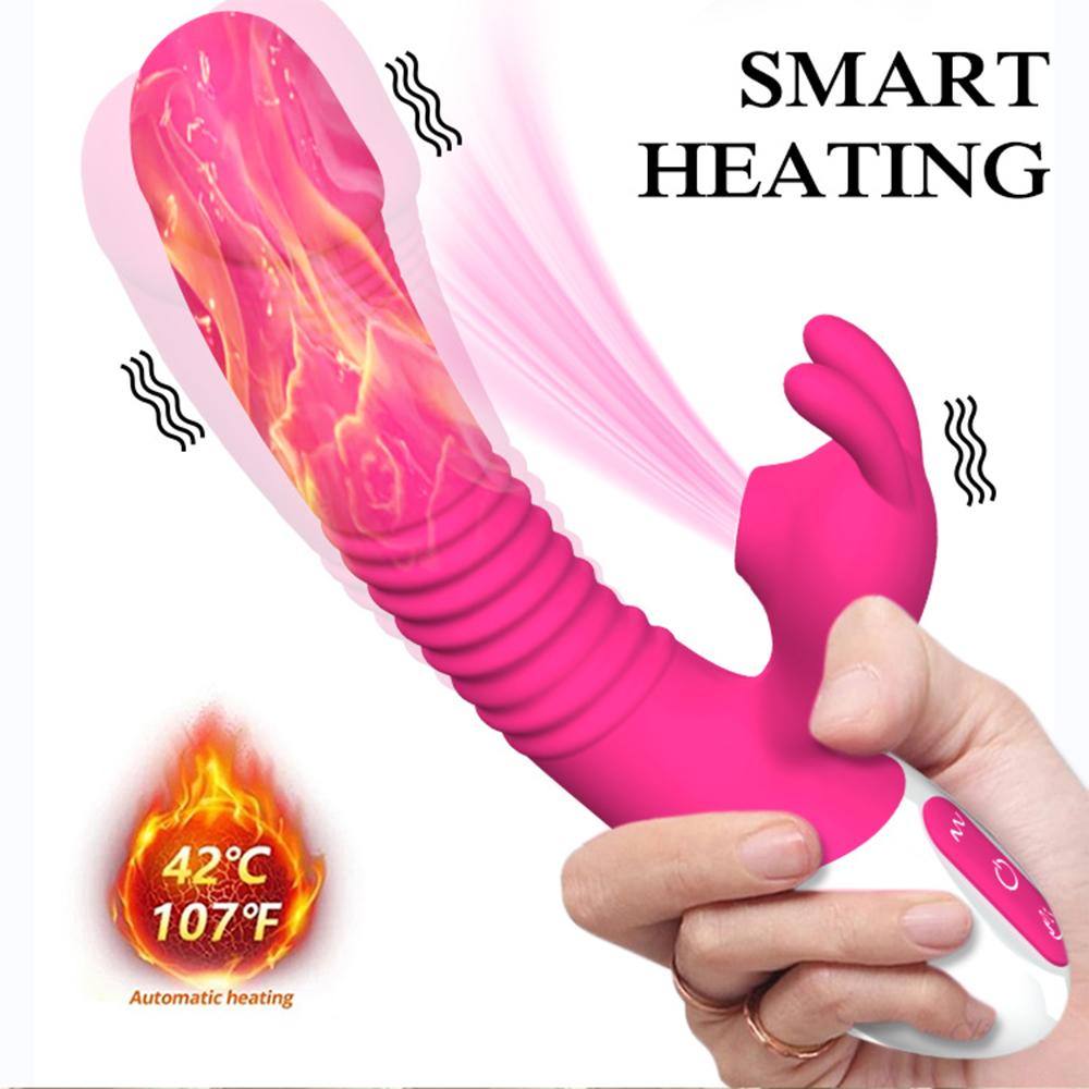 Smart Heating Vibrating Dildo With Sucking Vibrator For Woman Anal Vaginal Clitoris Stimulator Sex Toys For Adult Sexy