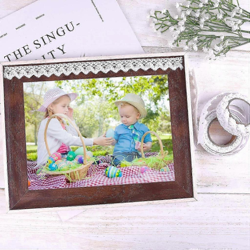 Spitzenband Selbstklebend Weißes Spitzenband Besatz Scrapbooking Kartenbastelbedarf Vintage Dekorationen (Weiß)