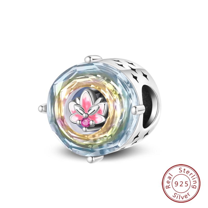 New Copper Heart Shaped Guardian Peace Dove Hope Angel Charms Beads Fit Qikaola Original Bracelets Diy Jewelry