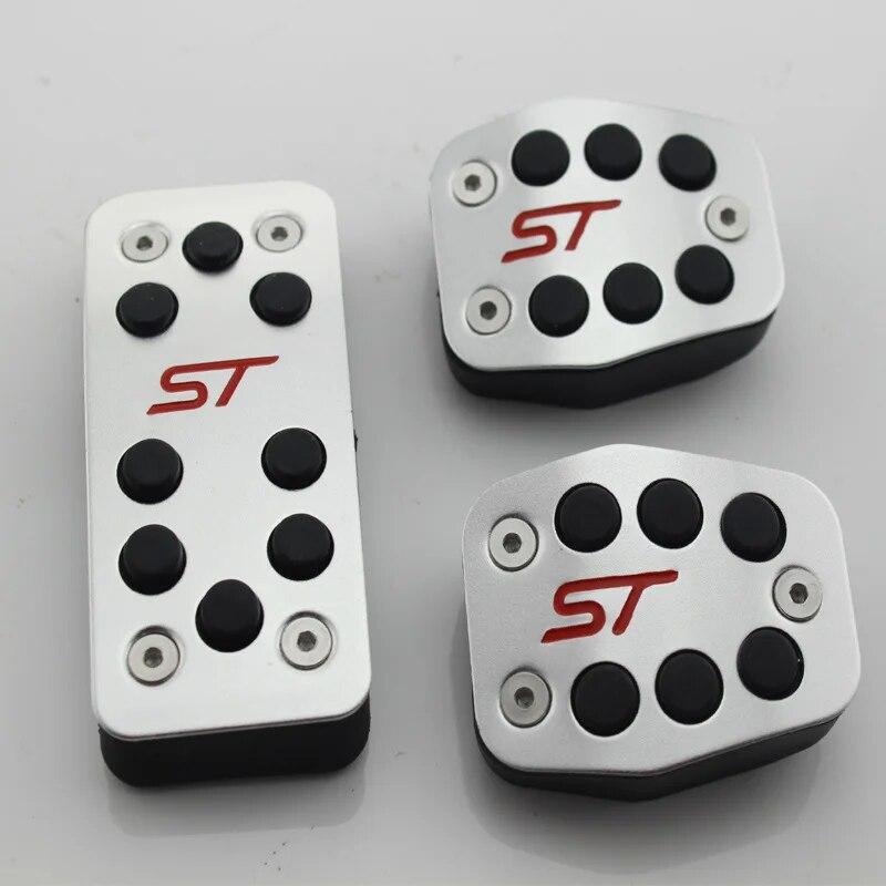 FOAL BURNING Car Accelerator Pedal Brake Pedal Clutch Pedals Cover for Ford Focus 2 MK2 3 4 MK3 MK4 Kuga Escape ST 20
