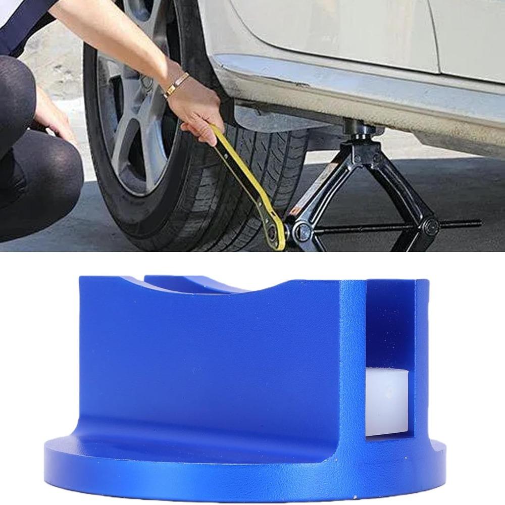 2pcs Slotted Design Grooved Jack Pad Universal Fit Pinch Weld Jack Pad For Car Repair