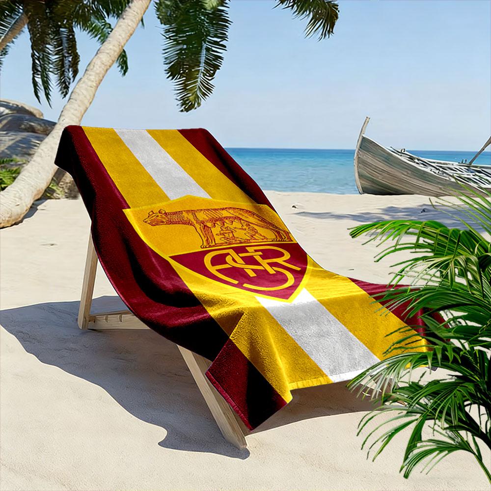 Asciugamano da Spiaggia Emblema Romano Un asciugamano da spiaggia indispensabile per i viaggi in spiaggia
